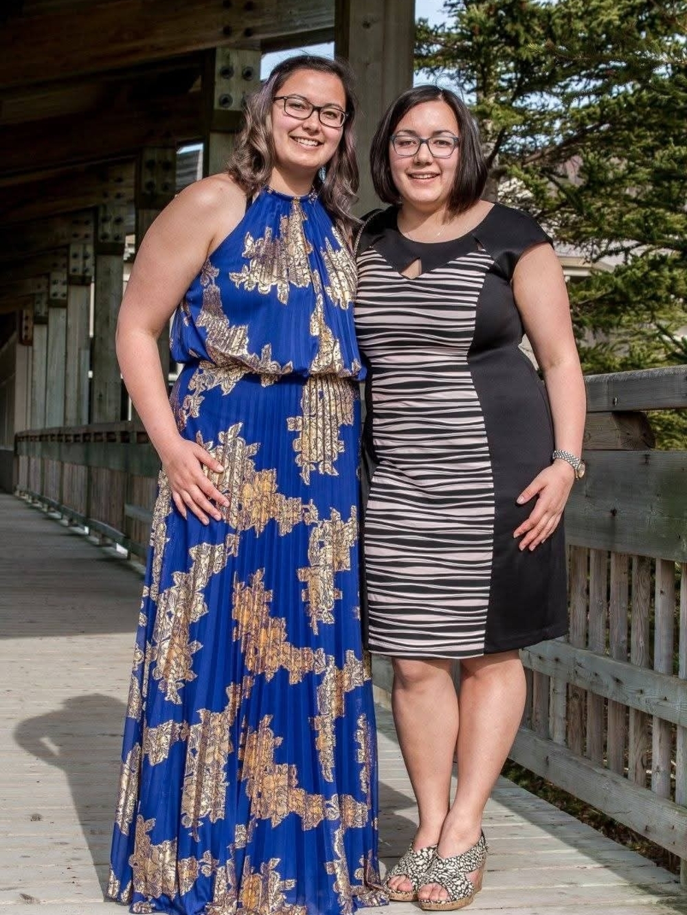 MSK Royal Blue and Gold Halter Maxi Dress